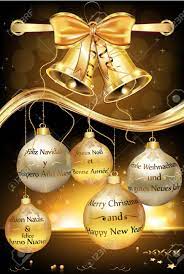 Pour cette année nouvelle, je te souhaite des joies simples, de belles perspectives et des horizons infinis. Carte De Voeux Pour Le Nouvel An Avec Le Message En Plusieurs Langues Anglais Joyeux Noel Et Une Bonne Annee Francais Espagnol Allemand Et Italien Contient Jingle Bells Ruban Et Babioles De