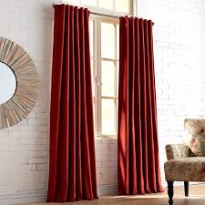 Sheridan Velvet Clay Curtain Red Curtains Living Room Curtains Living Room Curtains