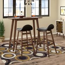 Two center shelves below the tabletop can storage bowls, bottles, drinks while acting as a dining table, as well as files and books while serving as an office table. Bistro Tables And Chairs You Ll Love In 2021 Visualhunt