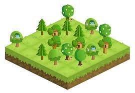I guess i don't have to clarify that this is cg lol. Forest Stay Focused Be Present