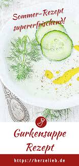 Gurkensuppe Rezept Von Herzelieb Tolles Mittagessen Kalte Gurken Suppe Fur Den Sommer Kochen In 2020 Gurkensuppe Rezept Rezepte Gurkensuppe