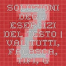 Soluzioni Degli Esercizi Del Testo Valitutti Falasca Tifi Gentile Chimica Concetti E Modelli Blu Chimica Esercizi Testiere
