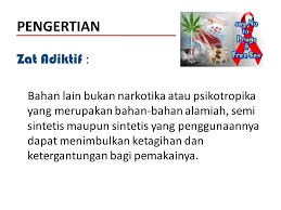 Zat Adiktif Dan Psikotropika Ppt Download