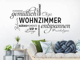 Selbstklebende fotorahmen und uhren, die als wandideen mit mehrwert praktisch und gleichzeitig dekorativ sind. Wandtattoo Wohnzimmer Wortwolke Von Klebeheld De