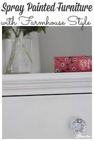 To be honest, i tend to avoid the whites in general when possible because the idea of a white painted dresser sometimes makes me nervous. Incredible Antique Farmhouse Dresser Redo Diy With Spray Paint Lehman Lane