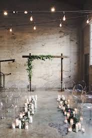 30 Lovely Wedding Loft Decorating Ideas Wedding Forward Loft Wedding Ceremony Wedding Aisle Decorations Indoor Wedding Ceremonies