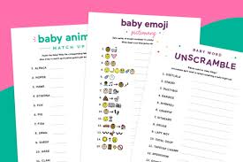 Take turns using the app to challenge each other to sing lyrics involving the words related to the category you've chosen! 14 Baby Shower Games And Activities To Entertain Your Virtual Guests