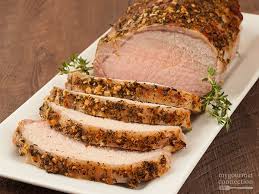 Garlic Herb Crusted Boneless Pork Sirloin Roast Pork Sirloin Roast Sirloin Roast Recipes Boneless Pork Sirloin Roast