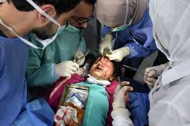 When there are syrian regime or russian jets and helicopters in the air, the children go down there and take shelter. Dozens Of Children Dead In Syria Evacuees Bombing Arab News