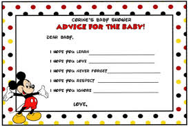 Mickey Mouse Shower Invitation Template Invitations Online