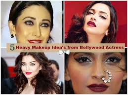 heavy makeup idea s from bollywood actress