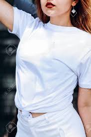 Maybe you would like to learn more about one of these? Stylish Girl In White T Shirt And White Shorts Stock Photo Picture And Royalty Free Image Image 128425057