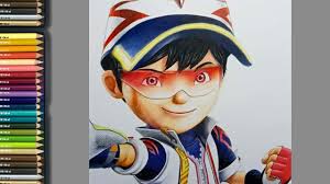 Kuasa boboiboy tahap ke 3 di boboiboy movie 2 youtube boboiboy solar boboiboy wiki fandom po. Boboiboy Supra Speed Drawing Youtube