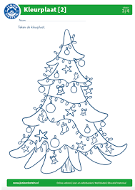 Kerst is een tijd van samenzijn en genieten. Kleurplaat 2