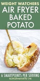 If You Haven T Made A Baked Potato In The Air Fryer You Are Seriously Missing Out Air F Air Fryer Baked Potato Air Fryer Recipes Healthy Baked Potato Recipes