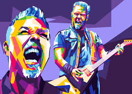 Metallica Pop Art by Shichiro Ken