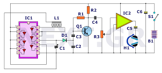 Simple bfo metal detector schematic diagram. 2000v Low Current Power Supply Under High Voltage Circuits 14498 Next Gr Metal Detector Circuit Diagram Circuit