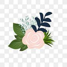 Simple And Sweet Wedding Flowers Bunga Alam Musim Panas Png And Vector With Transparent Background For Free Download Flower Clipart Floral Watercolor Pink Watercolor Flower