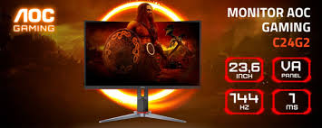 Monitor Gamer AOC C24G2 Curvo de 23.6“ - C24G2 - Winpy.cl