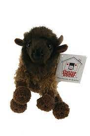 Stuffed Animal House Baby Shaggy 6 Buffalo Brown Floppyfoot Friend Wildlife Nwt Animals Wildlife Animal House