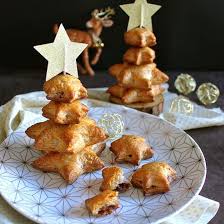 Sapins De Feuilletes Aux Champignons Potiron Et Cranberries Recette Feuillete Aux Champignons Recette Vegetarienne Recette