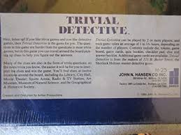 How well do you know this classic board game where you have to identify a murderer, the weapon and the room where this happened? Amazon Com Trivial Detective Game Toys Games