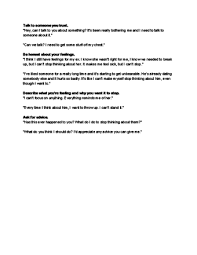 In other words, you can not let that person's opinion matters. 4 Ways To Get Over Someone You Obsess Over Wikihow