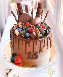 Image May Contain Dessert And Food Cake Cake Dessert Food Image Gateau D Anniversaire Au Nutella Idee Gateau Idee Gateau Anniversaire