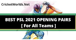 Psl y is the 6th edition of pakistan super league. Best Psl 2020 Opening Pairs For All Teams Cricket Worlds