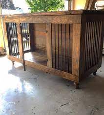 Dog Kennel Pine Main Diy Dog Crate Diy Dog Kennel Dog Crate Table
