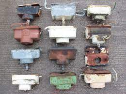 Vintage standard tang red shelf back wall sink with integral spigot. Cast Iron High Level Toilet Loo Cisterns