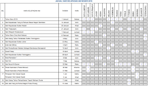 Jadual hari kelepasan am persekutuan 2019. Malaysia Public Holidays 2019 Calendar Kalendar Cuti Umum Hari Kelepasan Am Malaysia Students