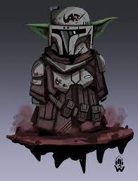 Baby Yoda The Mandalorian By Wolfdog Artcorner On Deviantart Star Wars Characters Pictures Star Wars Pictures Yoda Art