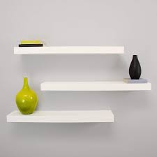 1 5 X 24 X 5 White Wall Shelves Modern Floating Shelves Floating Shelves