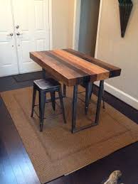 Multi Stained Counter Height Table Etsy Diy Kitchen Table Bar Height Kitchen Table Counter Height Table