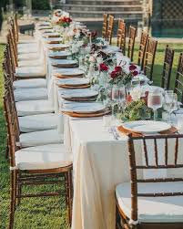 our fruitwoodchiavari chairs added an element of warmth to this gorgeous table setting photo sergeygreen c table settings event rental table decorations