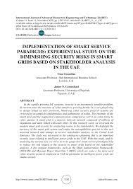 We did not find results for: Pdf Article Id Ijaret 11 11 147 Cite This Article Uma Gunasilan And James N Carmichael Implementation Of Smart Service Paradigms Experiential Study On The Diminishing Security Risks In Smart Grids Based On Stakeholder Analysis In