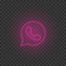 Pngtree provides millions of free png, vectors, clipart images and psd graphic resources for designers.| 5225554 Hd Pink Neon Light Whatsapp Art Line Circle Logo Icon Png Citypng