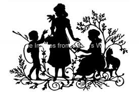 File type studio files are for use with the silhouette studio® software program. Free Silhouette Designs 4 Two Girls Read To A Boy