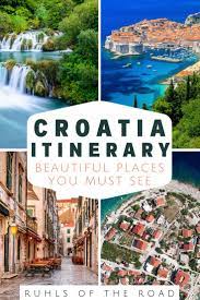 Croatia Itinerary Incredible Waterfalls Castles And Islands Croatia Itinerary Croatia Travel Croatia Travel Beaches