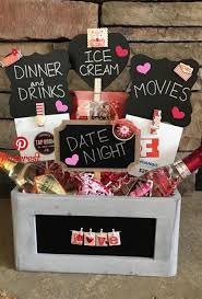 Buttons make great gifts, party favors or stocking stuffers. Date Night Basket For Our Hockey Association Fundraiser Gift Ideas Pinterest Gift Bask Date Night Gift Baskets Valentine S Day Gift Baskets Dinner Gifts