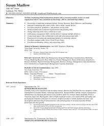 marketing manager resume free resume