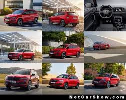 Just slide your boxes and shopping bags, for example, between the fasteners and they will no longer slide around. Skoda Karoq Sportline 2019 Pictures Information Specs
