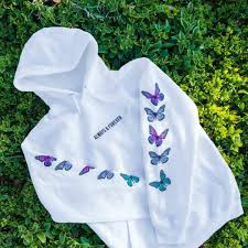 Which is the best sticker for the originals? Pastel Butterfly Hoodie White In 2020 Trendy Hoodies Butterfly Clothes Stylish Hoodies