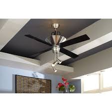 Shop Harbor Breeze Galileo 52 In Brushed Chrome Downrod Mount Ceiling Fan With Light Kit And Remote Ceiling Fan Ceiling Fan With Light Lowes Home Improvements