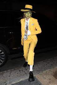 A everyday polite, nice, kind, bank account businessman who is mistreated and taken advantage of by people which carrey commented that he characterized stanley after his own father: Gigi Hadid The Mask Halloween Costume 2019 Popsugar Fashion