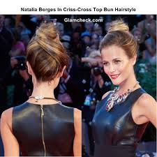 Who doesn't want thick hair? Natalia Borges Looks Resplendent In Criss Cross Top Bun At Tracks Premiere