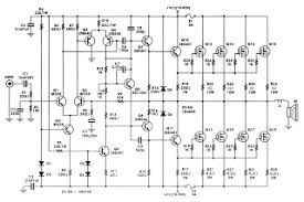 The power supply used for this circuit is a symmetrical type which capable to delivers ± 50 vdc by 4 amperes to the circuit. 400watt Power Output High Power Mosfet Amplifier Audio Amplifier Circuit Diagram Electronics Circuit