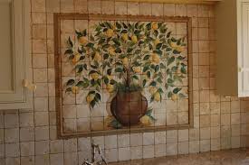 Find deals on backsplash murals in paint supplies on amazon. Tre Sorelle Hand Painted Tile Mural Installations Tile Murals Tree Mural Mural