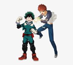 Described as the world's first shotacon anime by its producer, it was primarily marketed to a male audience. Deku Vs Shirou Boku No Hero Academia Deku Suits 553x710 Png Download Pngkit